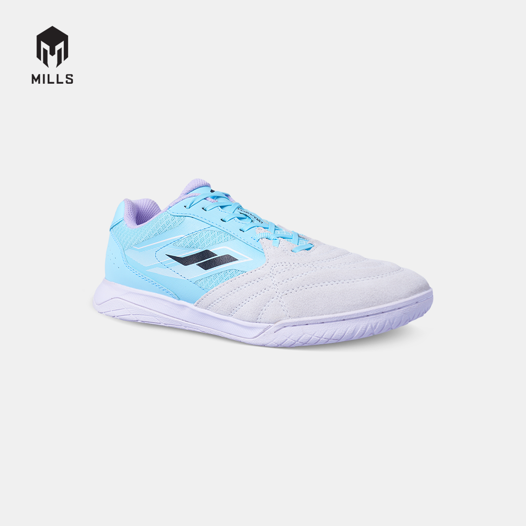 MILLS SEPATU FUTSAL VOLTASALA ARION M2 SUEDE AQUA.BLUE/WHITE 9502402