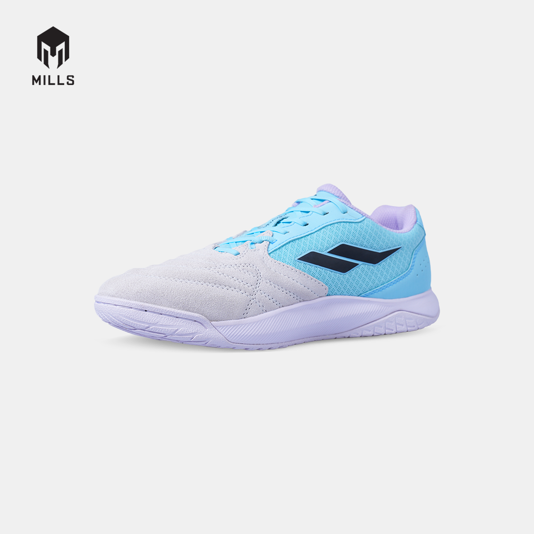 MILLS SEPATU FUTSAL VOLTASALA ARION M2 SUEDE AQUA.BLUE/WHITE 9502402