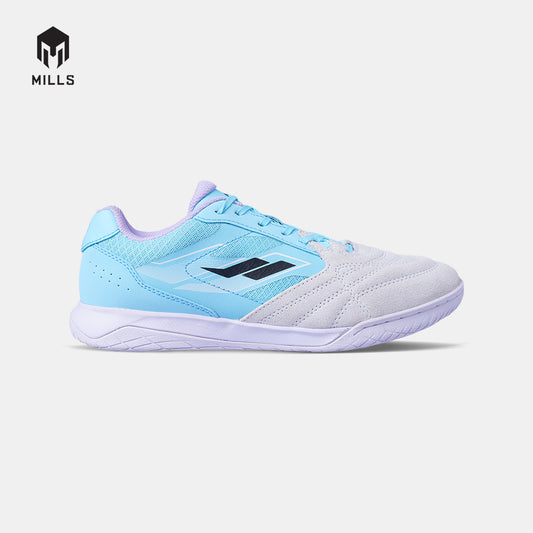 MILLS SEPATU FUTSAL VOLTASALA ARION M2 SUEDE AQUA.BLUE/WHITE 9502402