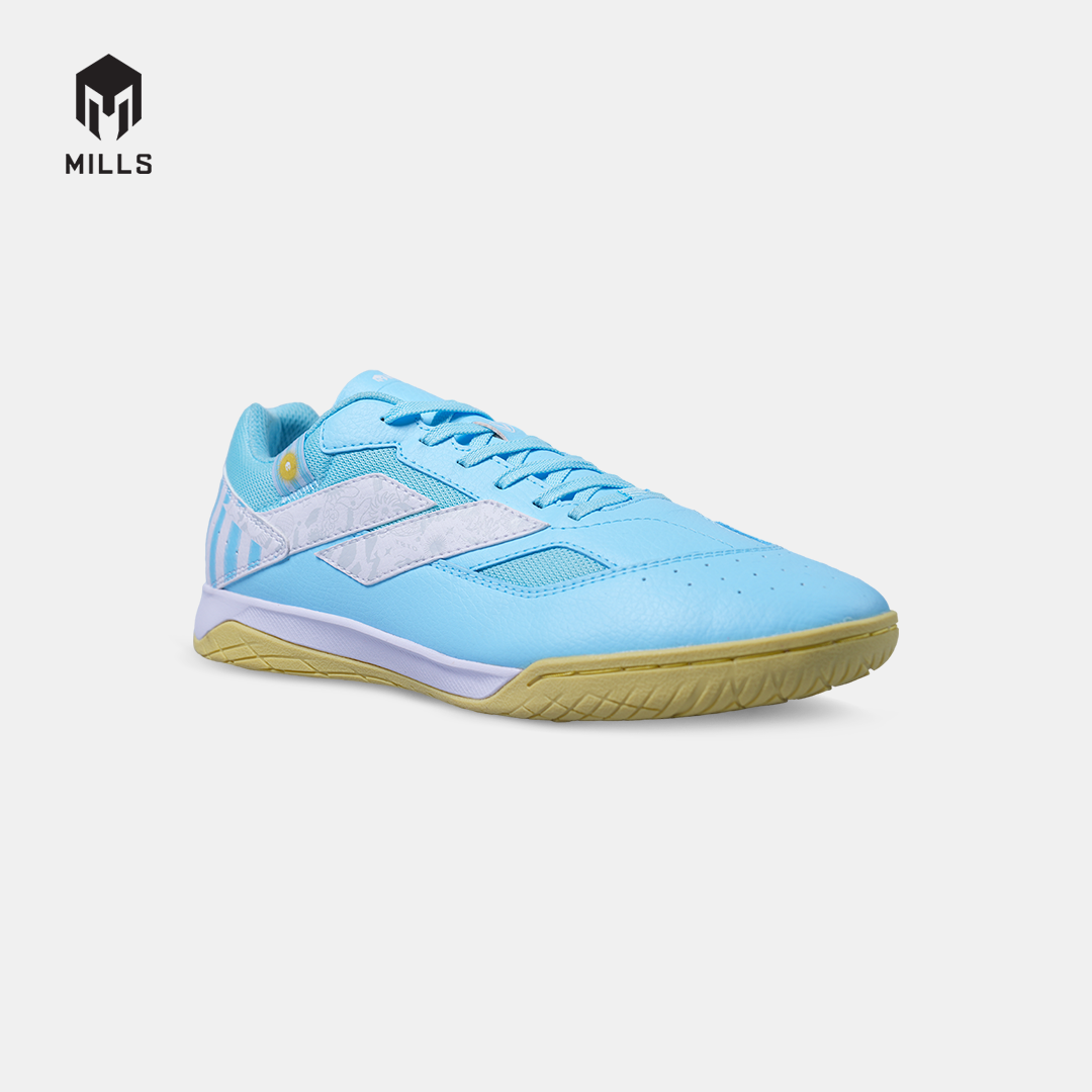 MILLS SEPATU FUTSAL VOLTASALA MIRAGE M2 AQUA BLUE / WHITE / GOLD ARGENTINA 950WCAR