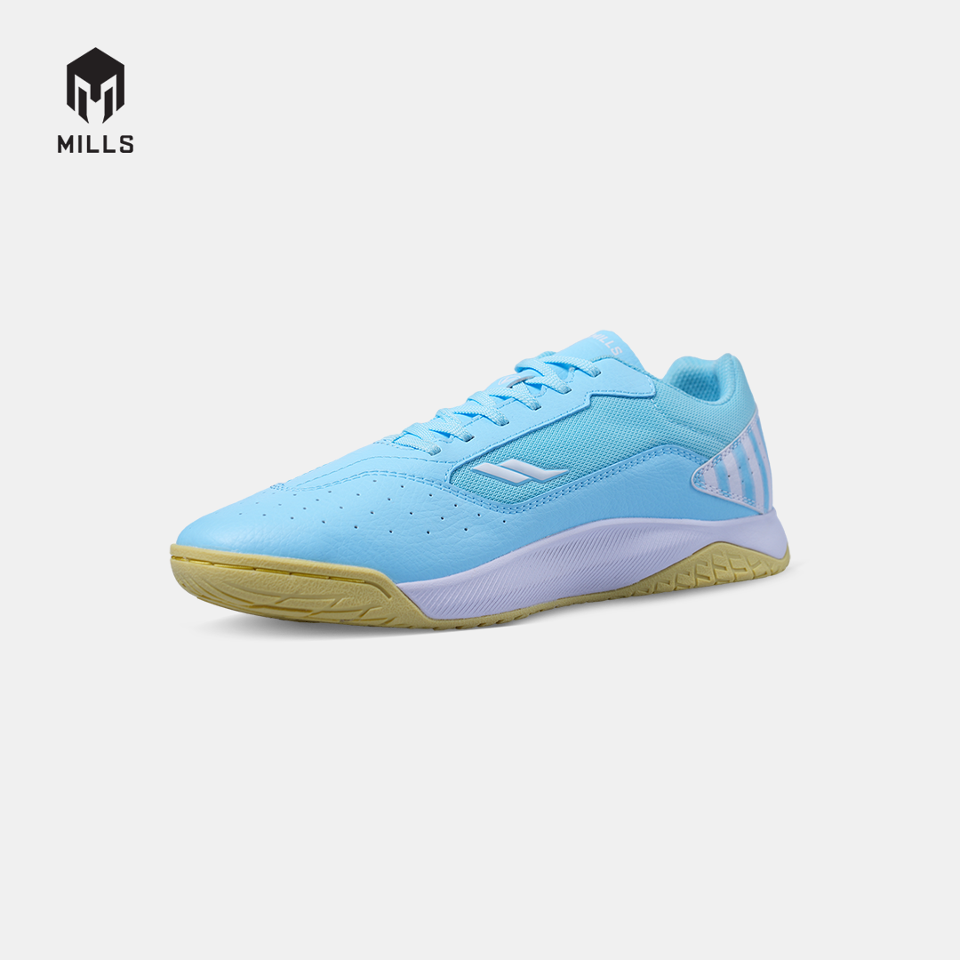 MILLS SEPATU FUTSAL VOLTASALA MIRAGE M2 AQUA BLUE / WHITE / GOLD ARGENTINA 950WCAR