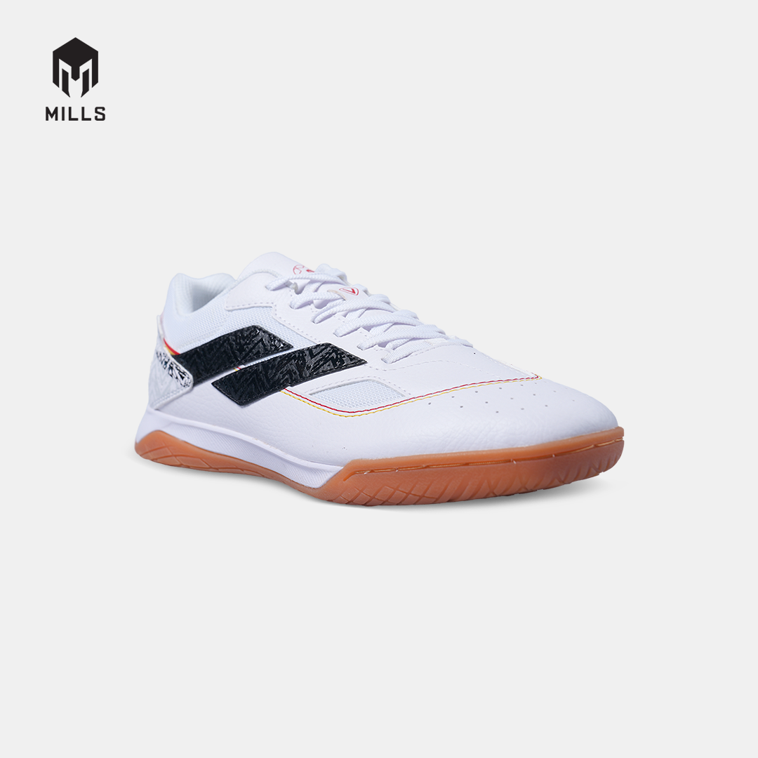 MILLS SEPATU FUTSAL VOLTASALA MIRAGE M2 WHITE / GUM / BLACK GERMANY 950WCGE