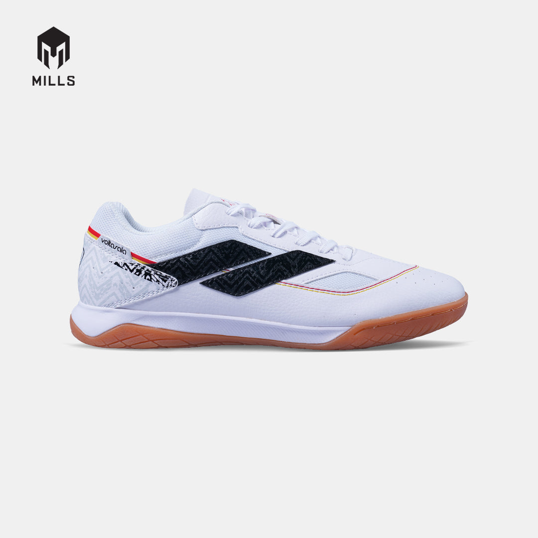 MILLS SEPATU FUTSAL VOLTASALA MIRAGE M2 WHITE / GUM / BLACK GERMANY 950WCGE