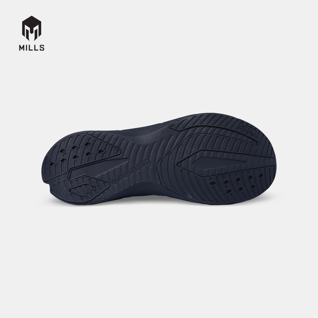 MILLS SEPATU LARI RUNNING SHOES TREXIMO ENERLITE M2 ALL.BLACK 9108705