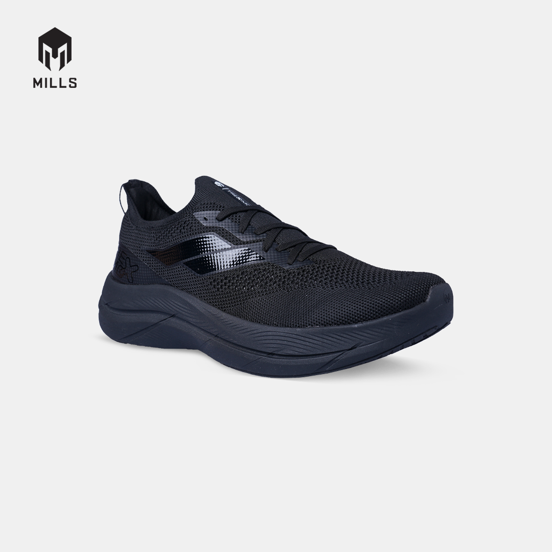 MILLS SEPATU LARI RUNNING SHOES TREXIMO ENERLITE M2 ALL.BLACK 9108705