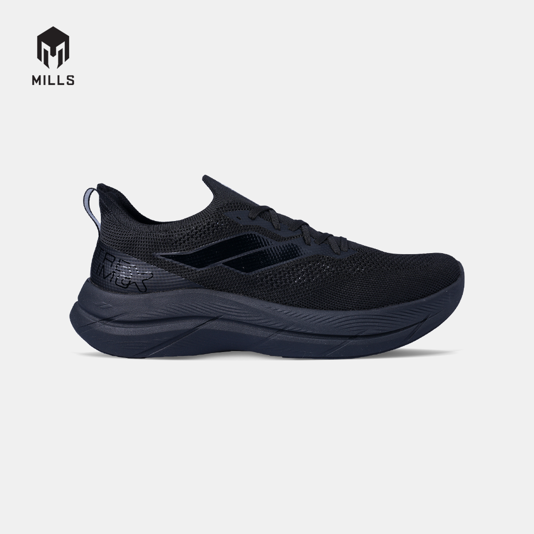 MILLS SEPATU LARI RUNNING SHOES TREXIMO ENERLITE M2 ALL.BLACK 9108705