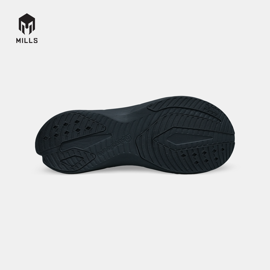 MILLS SEPATU LARI RUNNING SHOES TREXIMO WAVE ALL.BLACK 9108505