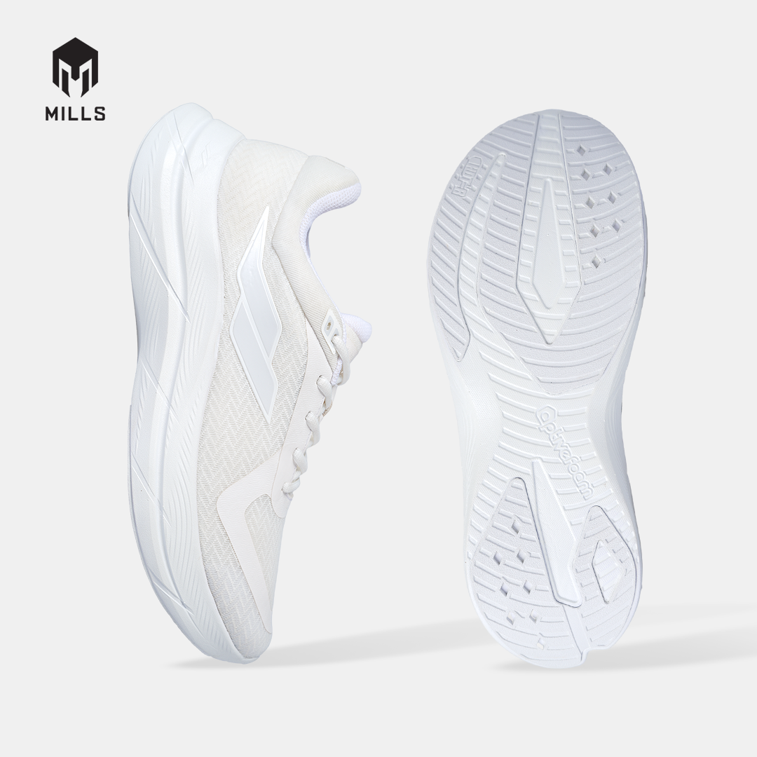 MILLS SEPATU LARI RUNNING SHOES TREXIMO WAVE WHITE/COOL.GREY 9108501
