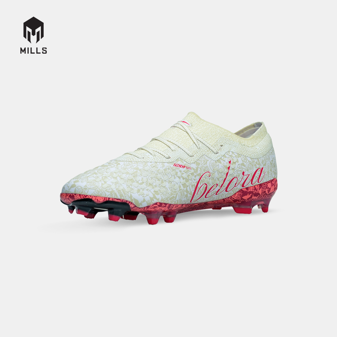 MILLS SEPATU SEPAKBOLA TRITON DEISLER 1.9 SW PRIME FG WHITE/FURY.RED/BLACK 9306405