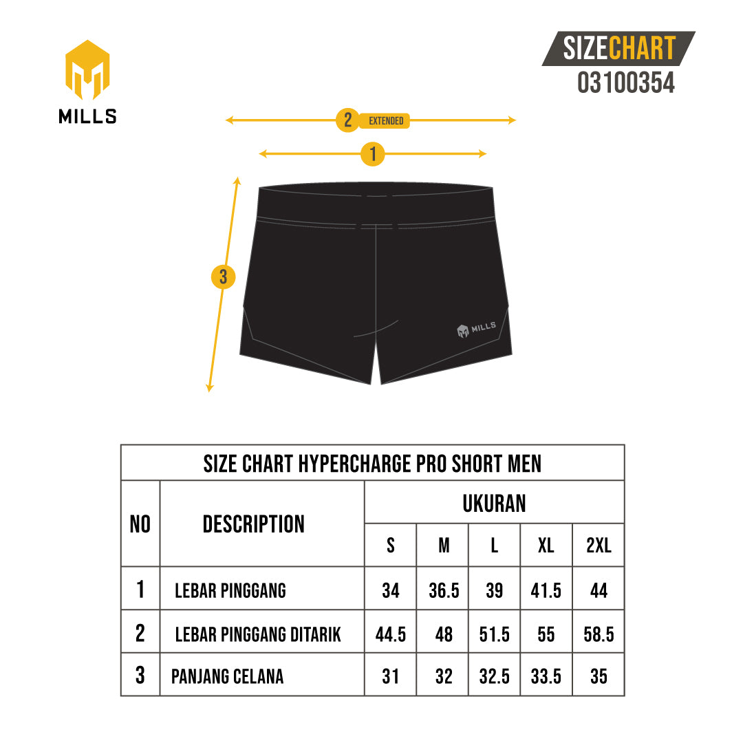 MILLS CELANA RUNNING HYPERCHARGE PRO RUNNING SHORT MEN 03100354