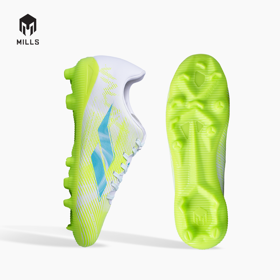 MILLS SEPATU SEPAKBOLA VALAX 2.0 FG JR WHITE/LASER.LIME 9208904