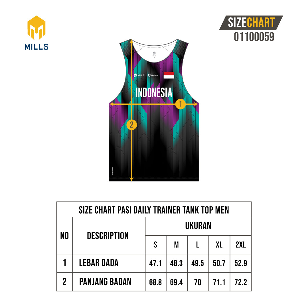 MILLS PASI TRAINING RUNNING TANK TOP MEN 01100059
