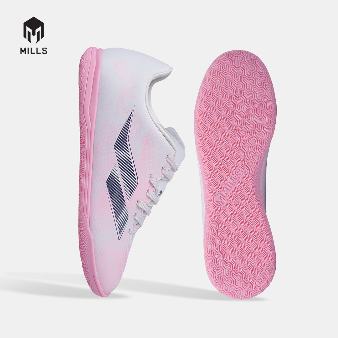 MILLS SEPATU FUTSAL VALAX 2.0 IN JR OFF.WHITE/COTTON.PINK 9808902