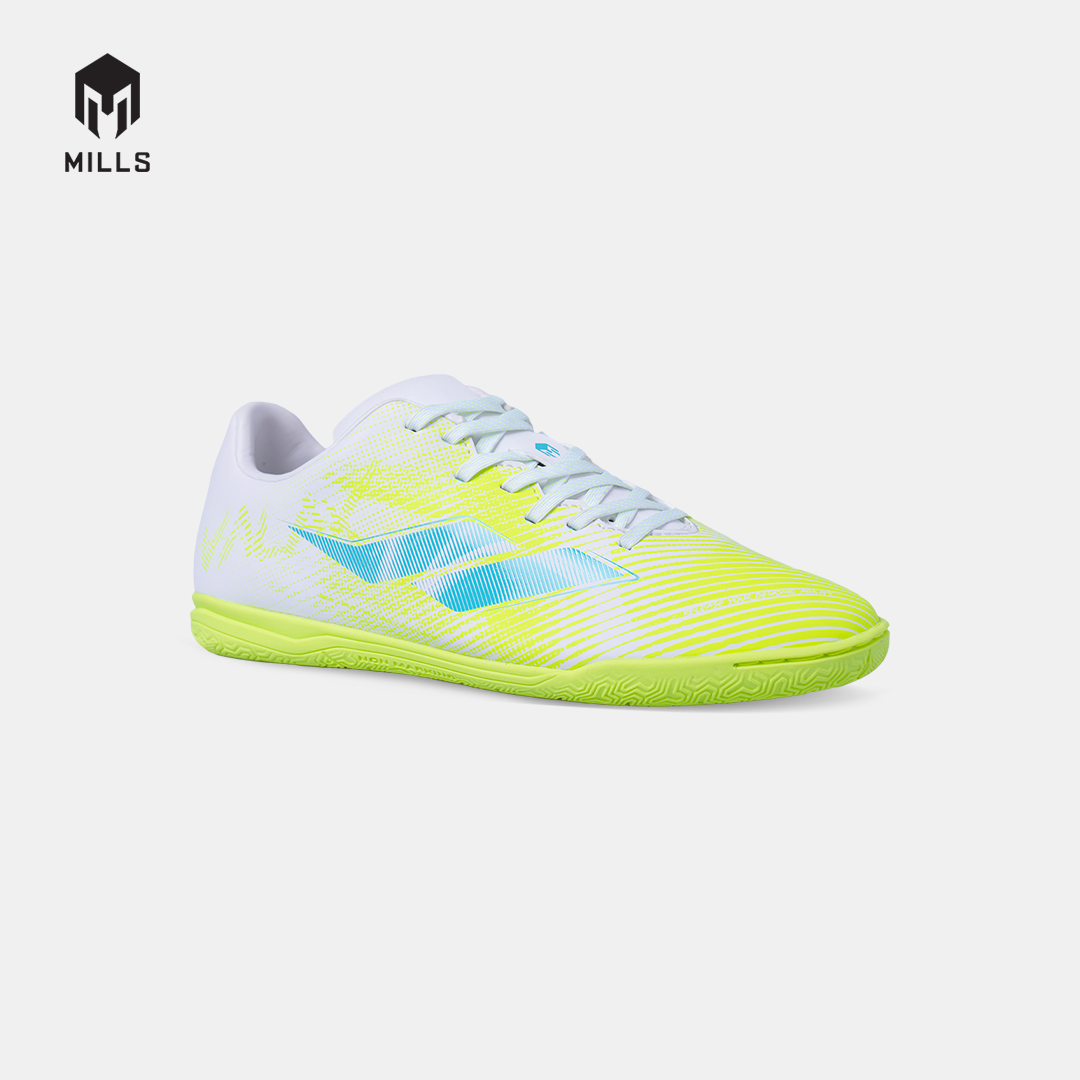 MILLS SEPATU FUTSAL VALAX 2.0 IN JR WHITE/LASER.LIME 9808904