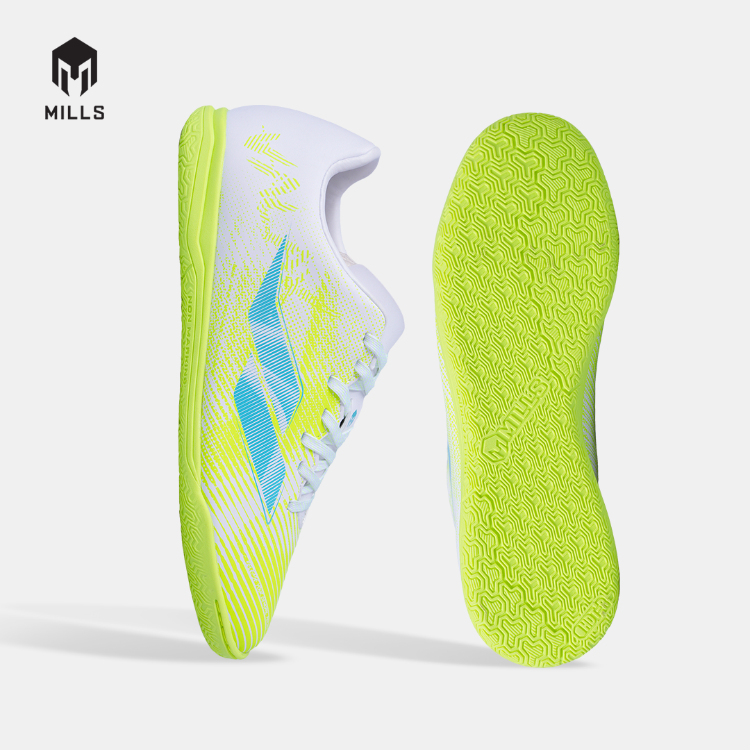 MILLS SEPATU FUTSAL VALAX 2.0 IN JR WHITE/LASER.LIME 9808904