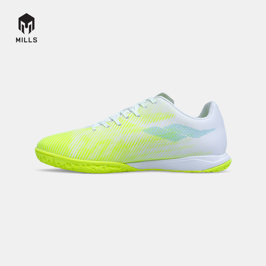 MILLS SEPATU FUTSAL VALAX 2.0 IN WHITE/LASER.LIME 9408904