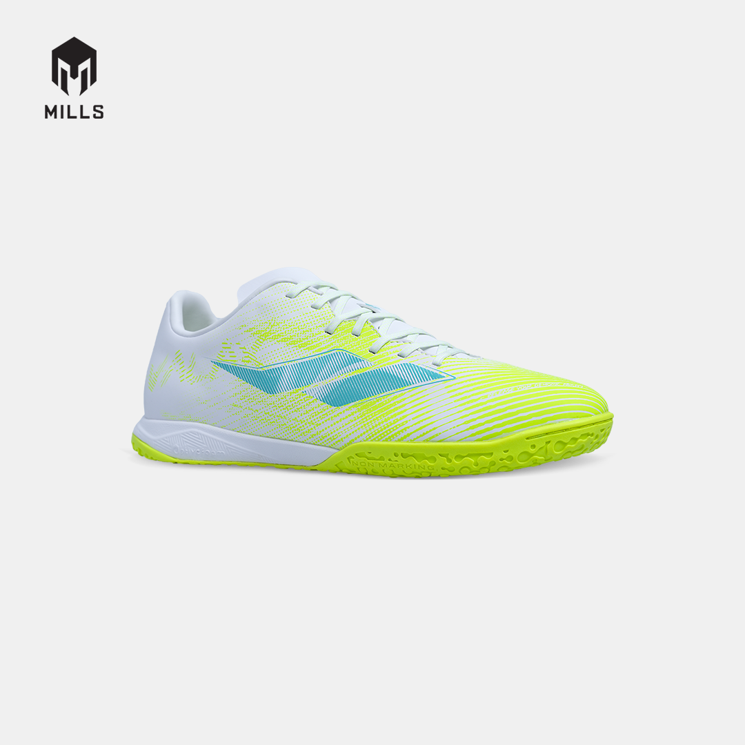MILLS SEPATU FUTSAL VALAX 2.0 IN WHITE/LASER.LIME 9408904