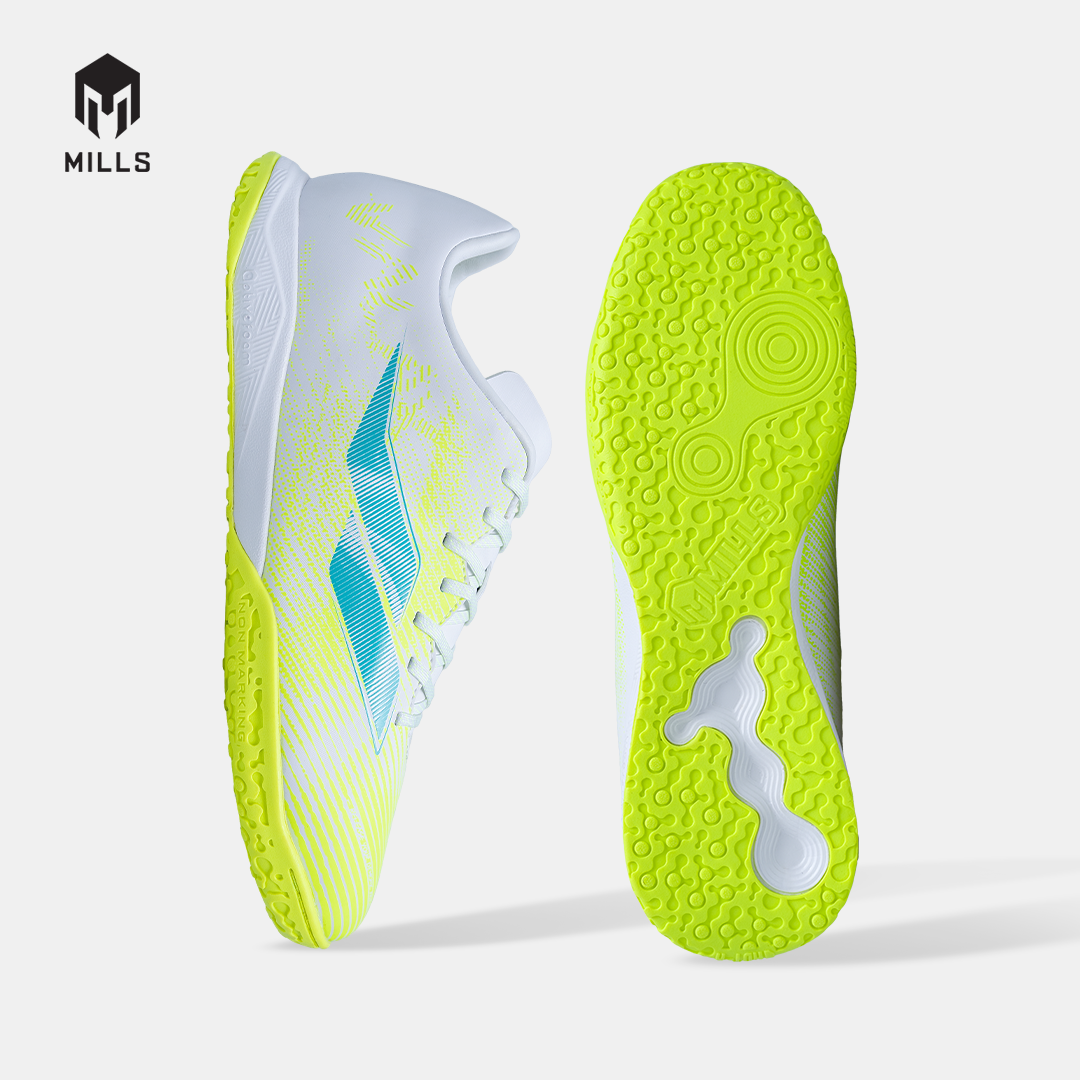 MILLS SEPATU FUTSAL VALAX 2.0 IN WHITE/LASER.LIME 9408904