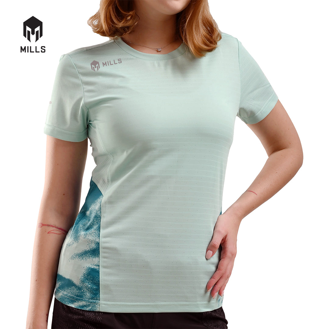 MILLS Baju Olahraga Running Lauf Running Tee Women 5009