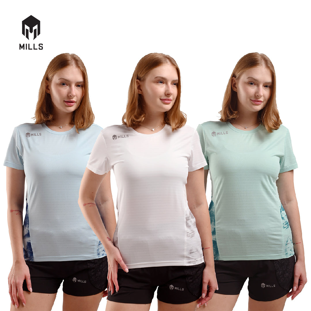 MILLS Baju Olahraga Running Lauf Running Tee Women 5009