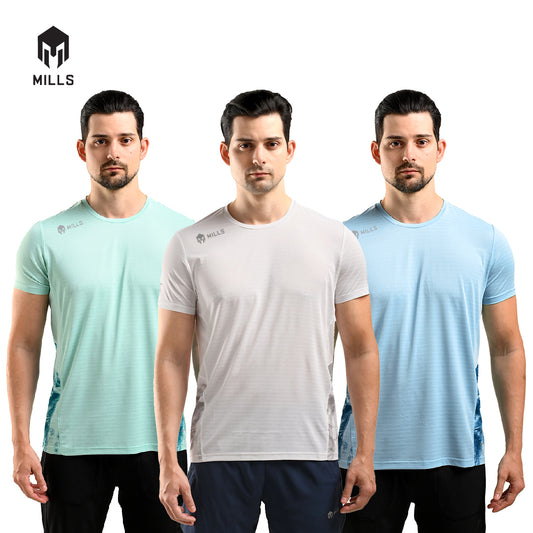 MILLS Baju Olahraga Running Lauf Running Tee Men 2031