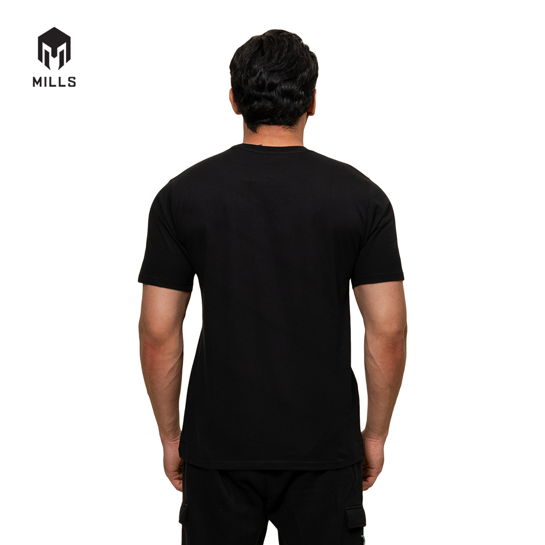 MILLS Kaos Oblong Katun Cotton T-Shirt Stone 21034