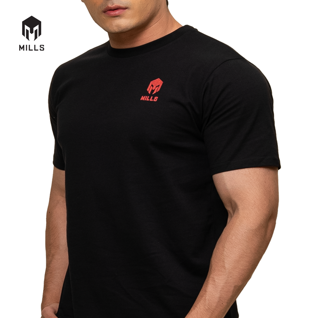 MILLS Kaos Oblong Katun Cotton T-Shirt Stone 21034