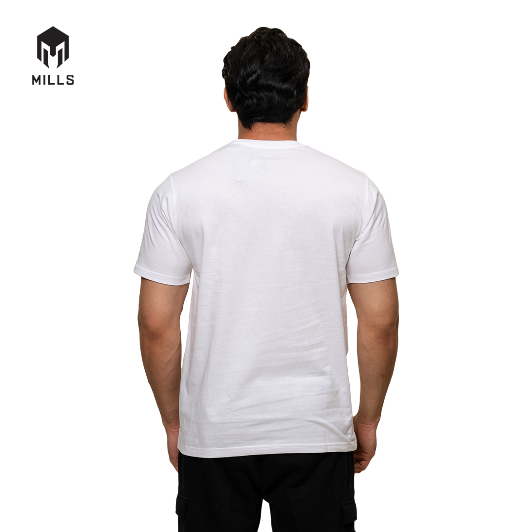 MILLS Kaos Oblong Katun Cotton T-Shirt Stone 21034