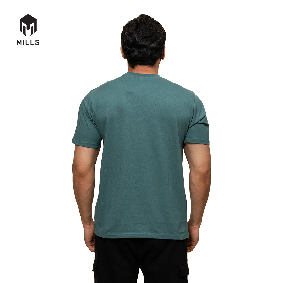 MILLS Kaos Oblong Katun Cotton T-Shirt Stone 21034