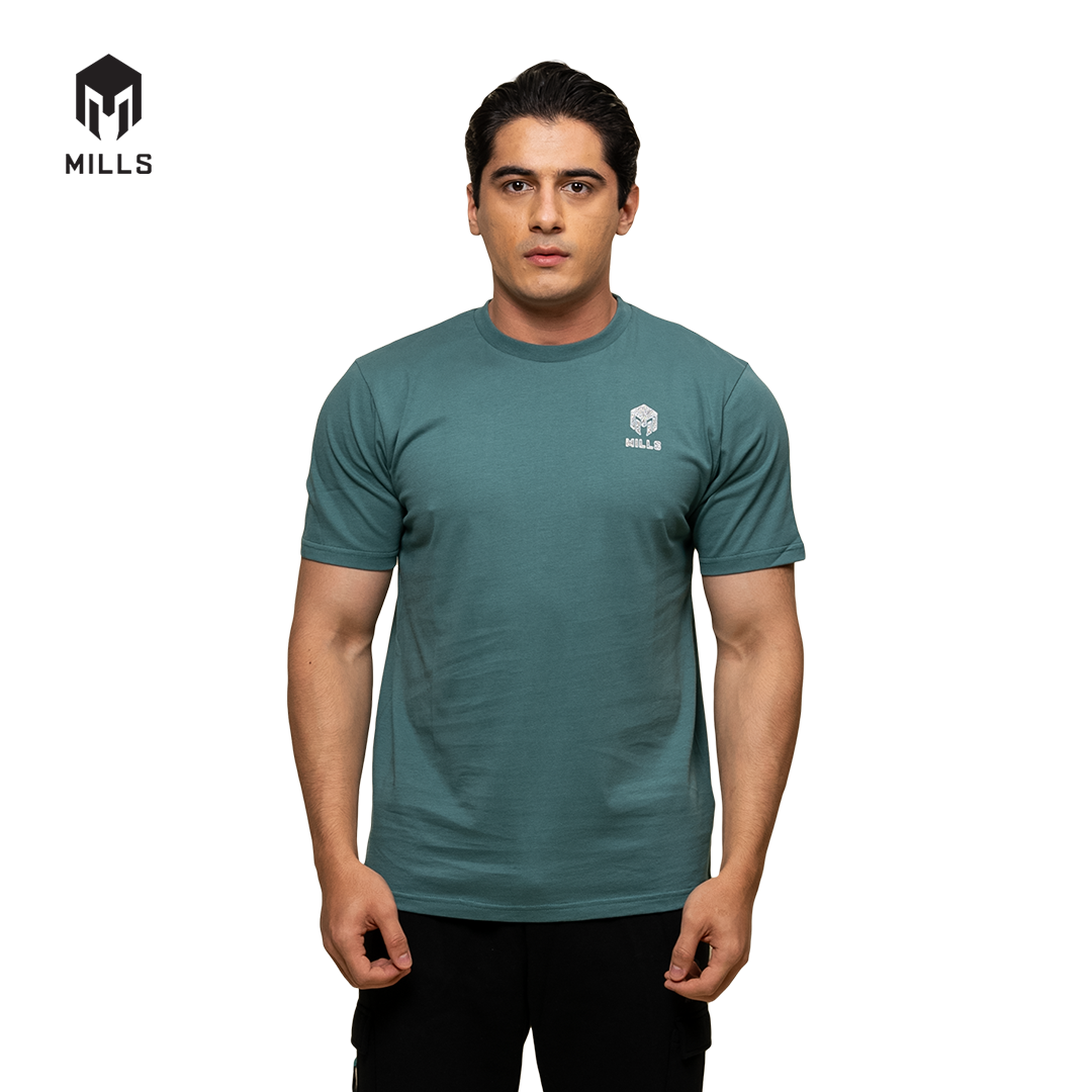 MILLS Kaos Oblong Katun Cotton T-Shirt Stone 21034