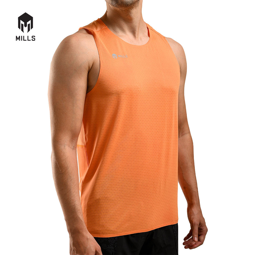 MILLS Singlet Running Dash Running Tank Sleeveless 4008