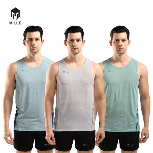 MILLS Singlet Running Lauf Running Tank Men 4009