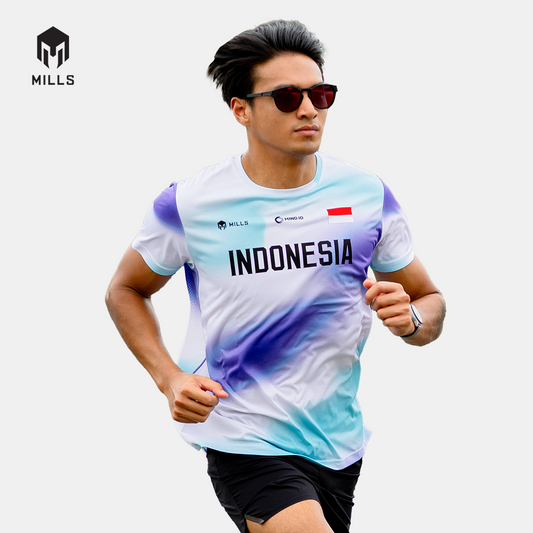 MILLS PASI DAILY TRAINER RUNNING T-SHIRT MEN WHITE 00100105 20