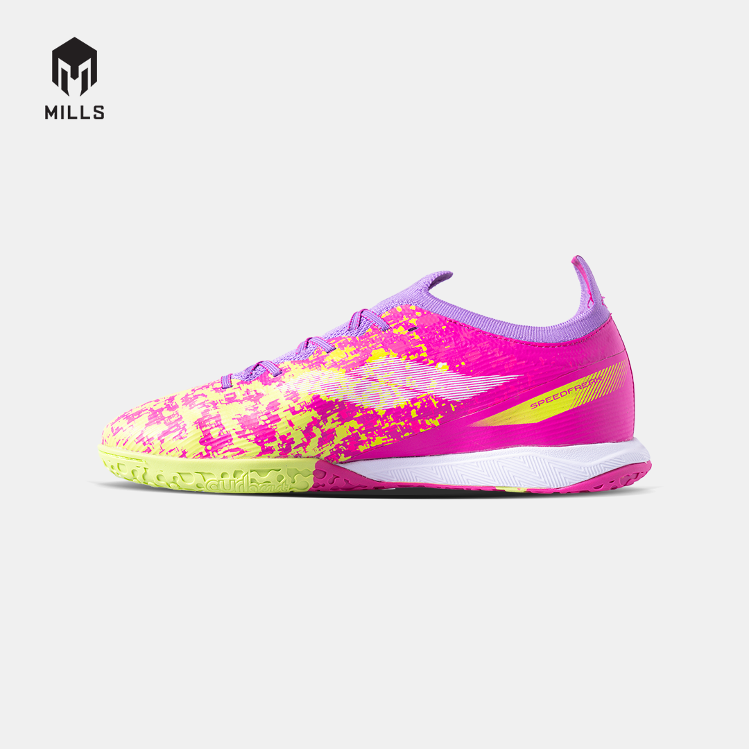 MILLS Sepatu Futsal Xyclops Speedfreak IN Magenta / Lime.Green / Purple 9401219