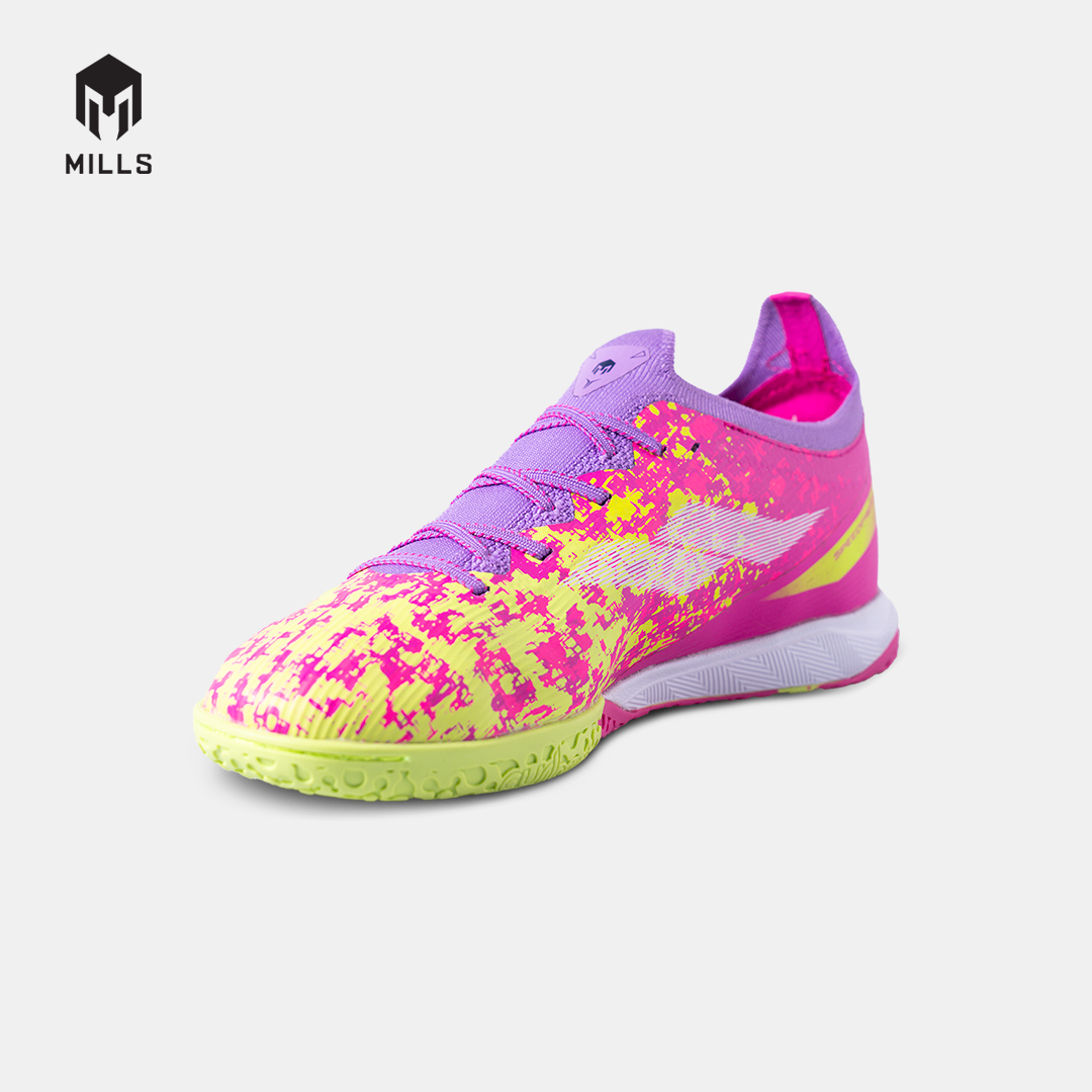 MILLS Sepatu Futsal Xyclops Speedfreak IN Magenta / Lime.Green / Purple 9401219