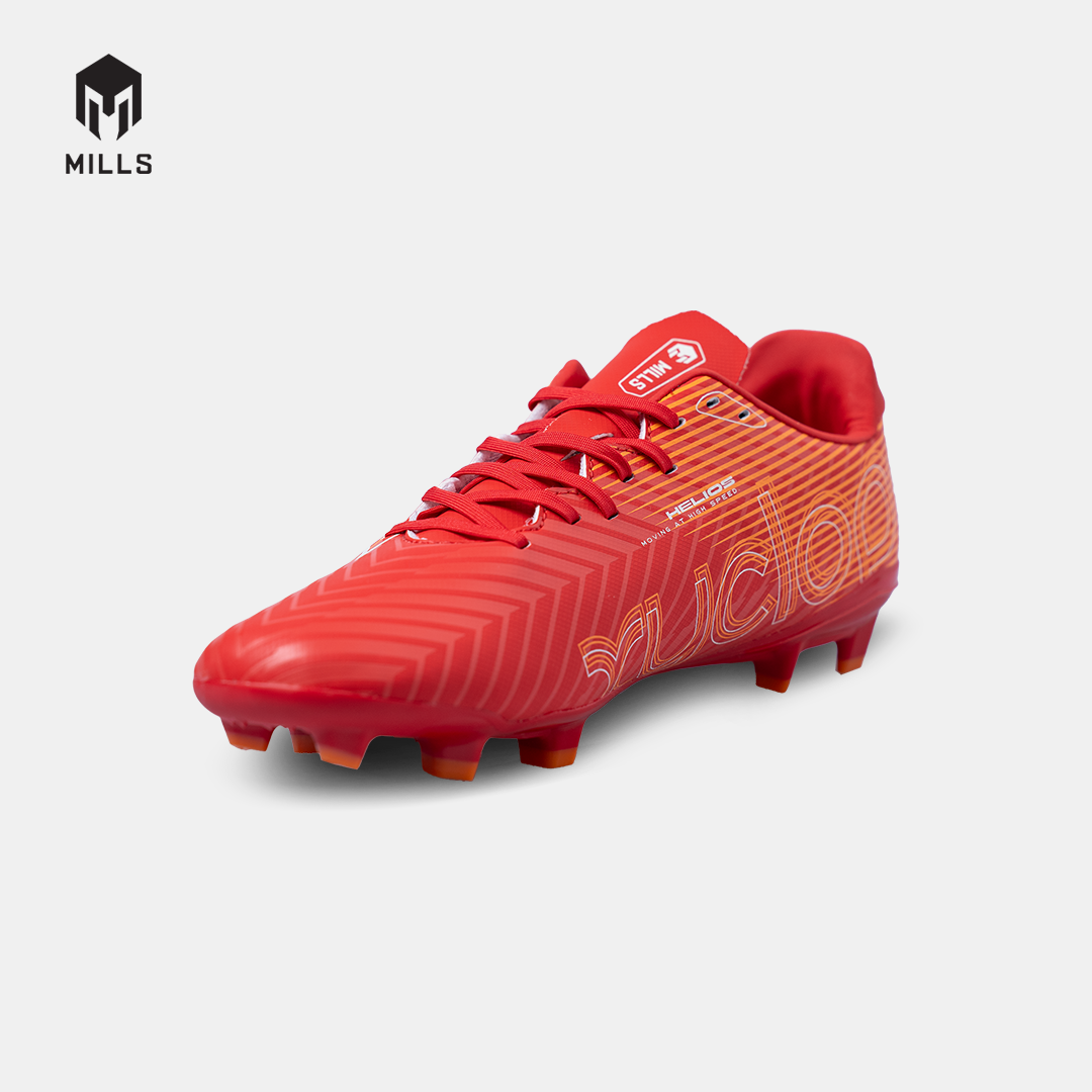 MILLS Sepatu Sepakbola Xyclops Helios Match FG Bright Red / White / Orange 9305701
