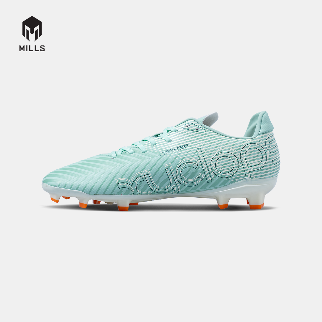 MILLS Sepatu Sepakbola Xyclops Helios Match FG Soft Green / Orange 9305703