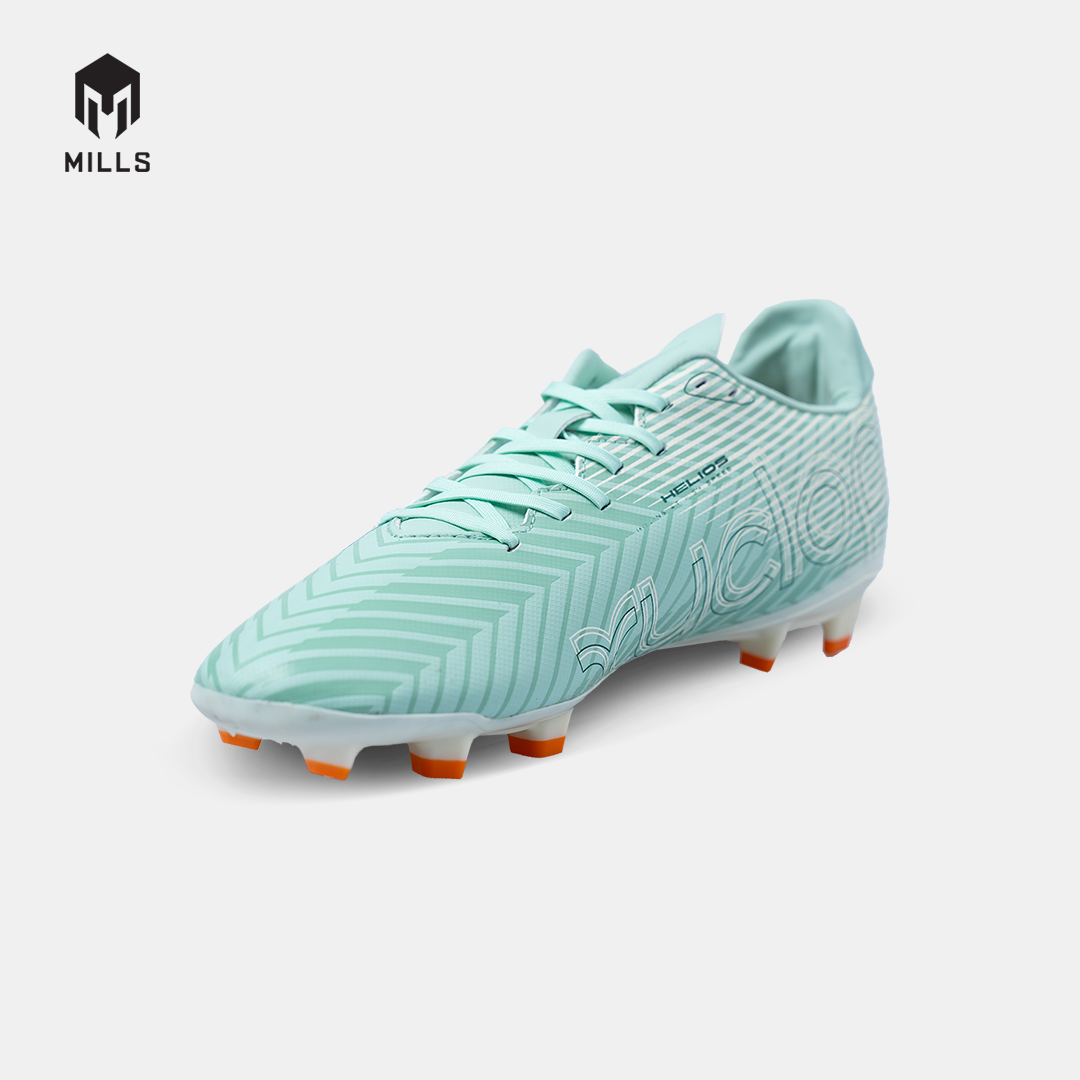 MILLS Sepatu Sepakbola Xyclops Helios Match FG Soft Green / Orange 9305703