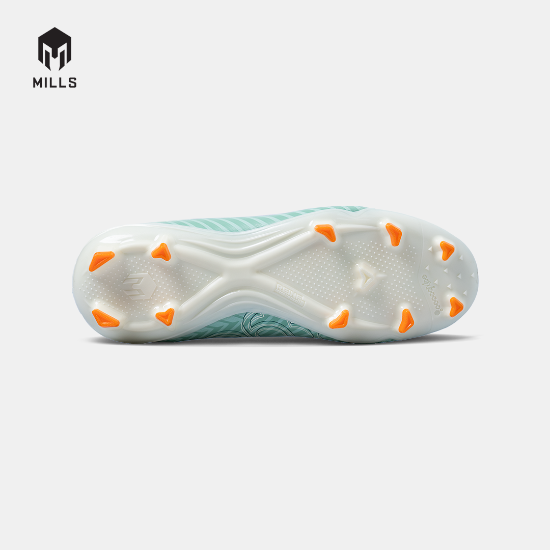 MILLS Sepatu Sepakbola Xyclops Helios Match FG Soft Green / Orange 9305703