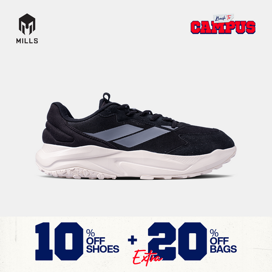 MILLS Sepatu Lifestyle Revolt Edge Black / Broken.White 9702101