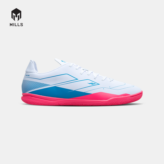 MILLS SEPATU FUTSAL VULCAN 2.0 IN WHITE/BLUE/MAGENTA 9403303
