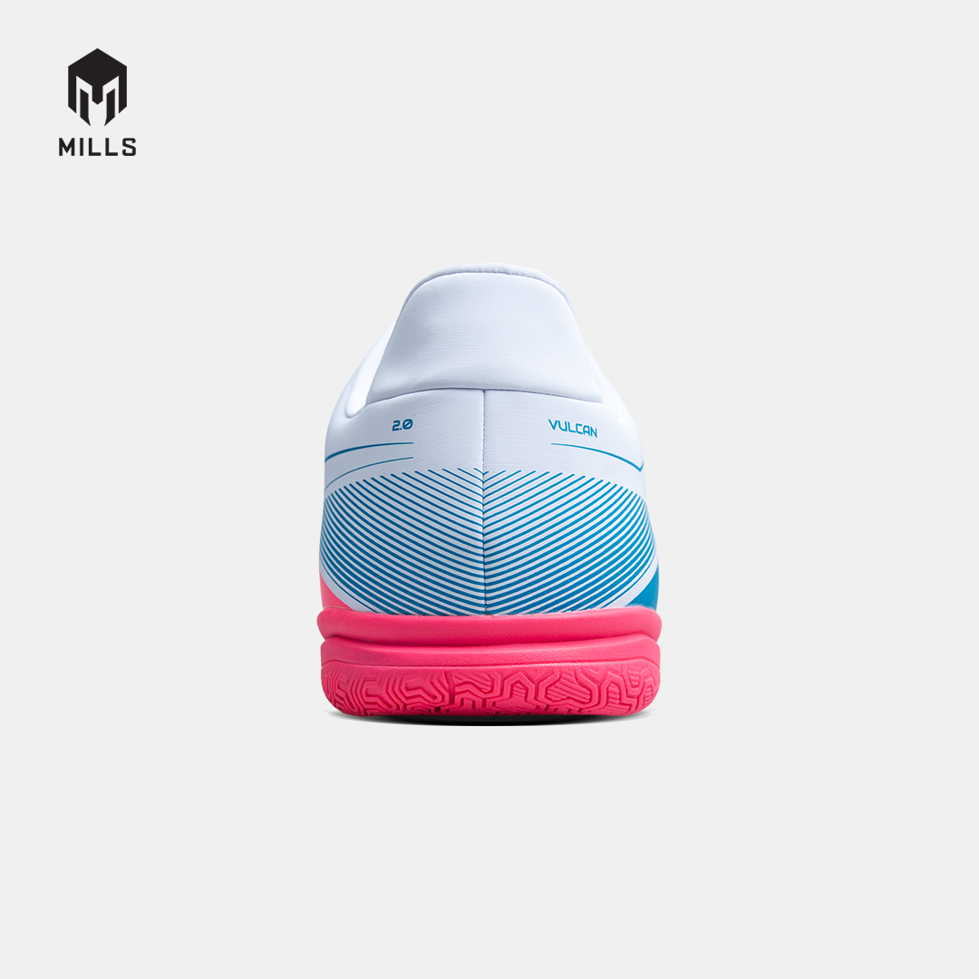 MILLS SEPATU FUTSAL VULCAN 2.0 IN WHITE/BLUE/MAGENTA 9403303