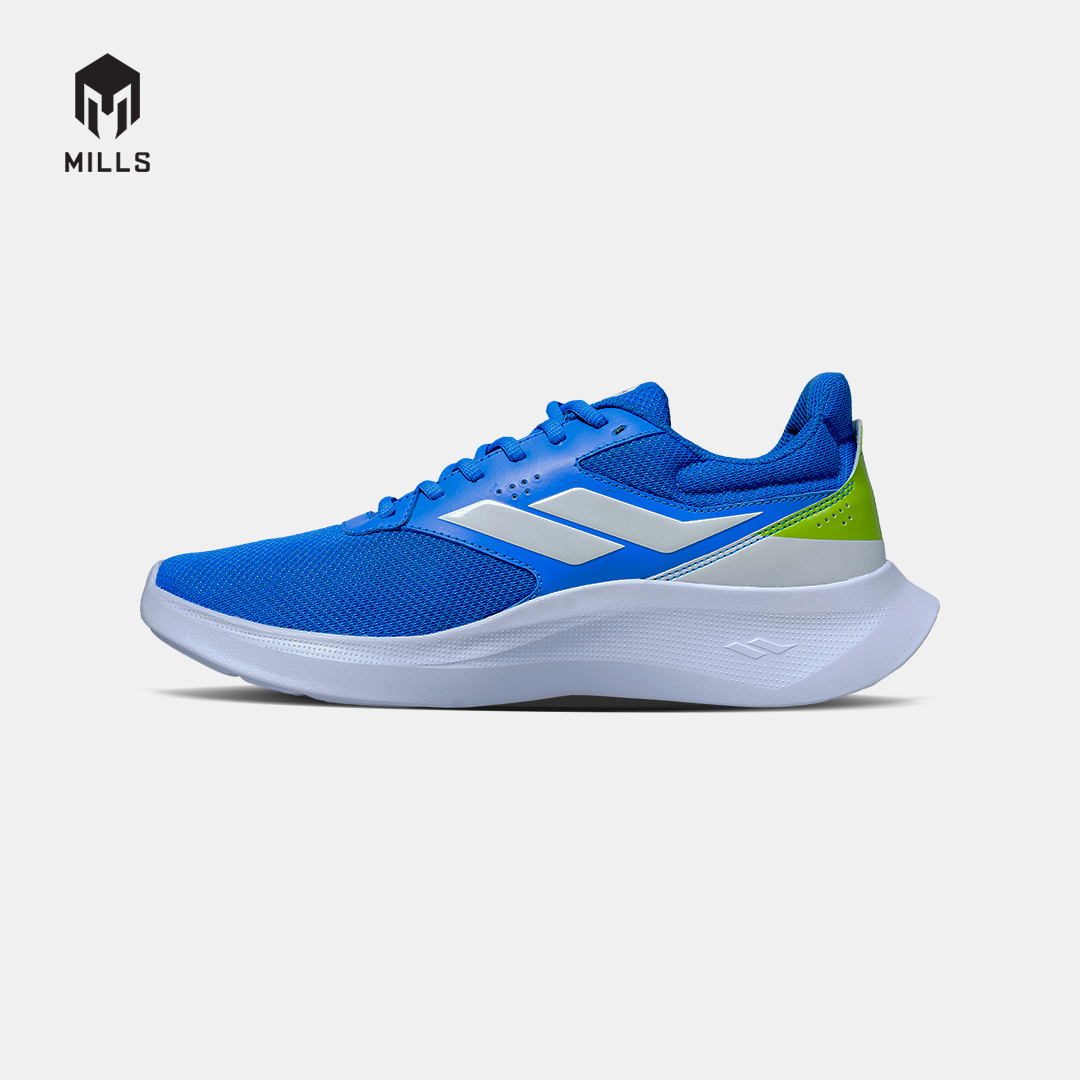 Mills Sepatu Sportstyle Shoes Echo Blue / White / LT Green 9702307