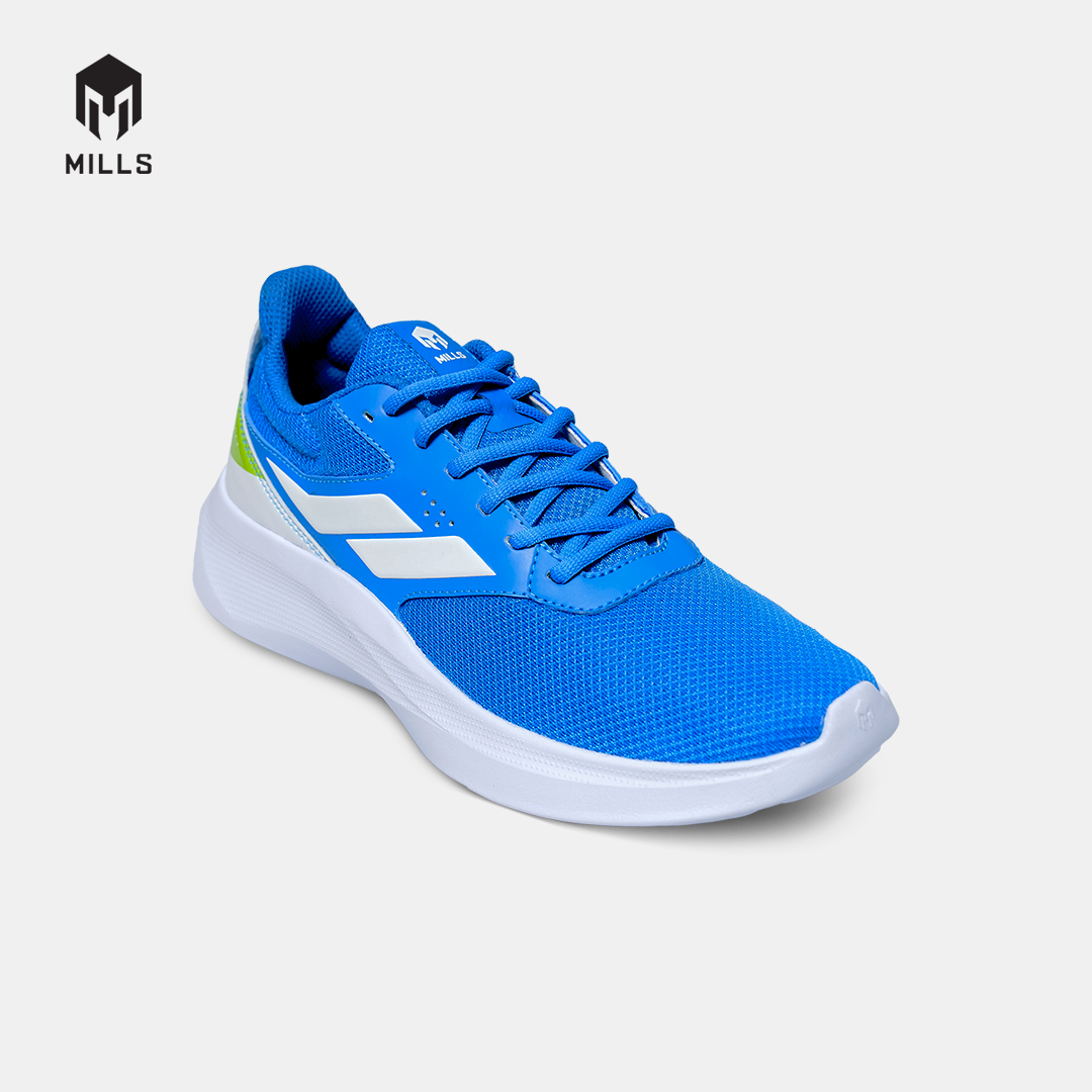 Mills Sepatu Sportstyle Shoes Echo Blue / White / LT Green 9702307