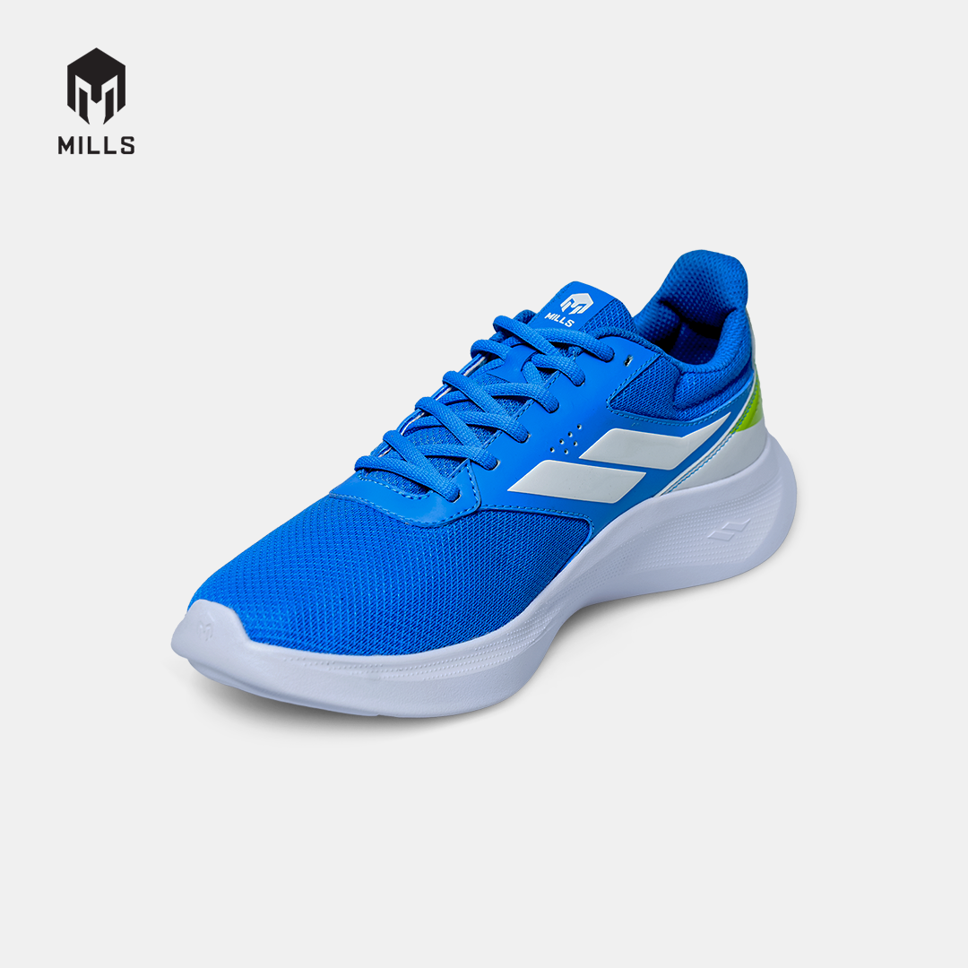 Mills Sepatu Sportstyle Shoes Echo Blue / White / LT Green 9702307