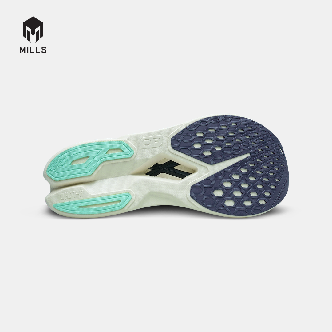 MILLS SEPATU LARI RUNNING SHOES ENERPRO ZENITH WINTER.WHITE/WHITE/GREEN 9104404