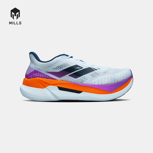 MILLS SEPATU LARI RUNNING SHOES ENERPRO ZENITH WHITE/MAGENTA/ORANGE/BLACK 9104403
