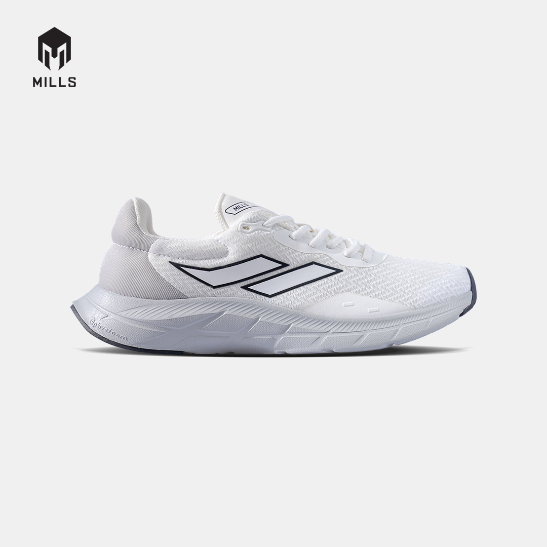 MILLS SEPATU LARI RUNNING SHOES TREXIMO VISION WHITE/LT.GREY/BLACK 9103409