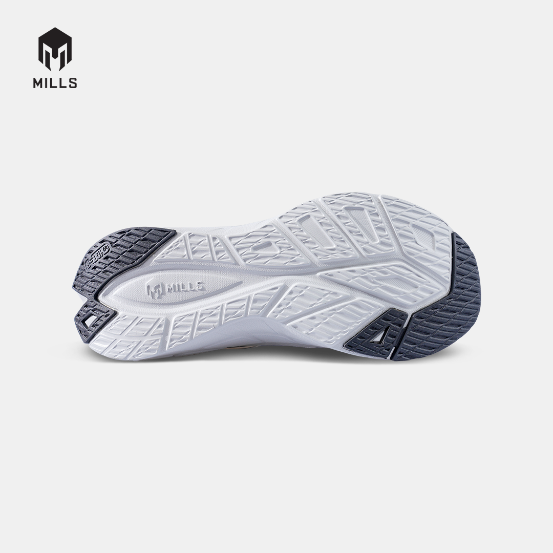 MILLS SEPATU LARI RUNNING SHOES TREXIMO VISION WHITE/LT.GREY/BLACK 9103409