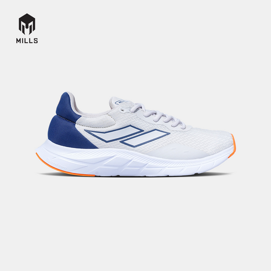 MILLS SEPATU LARI RUNNING SHOES TREXIMO VISION LT.GREY/NAVY/ORANGE 9103410